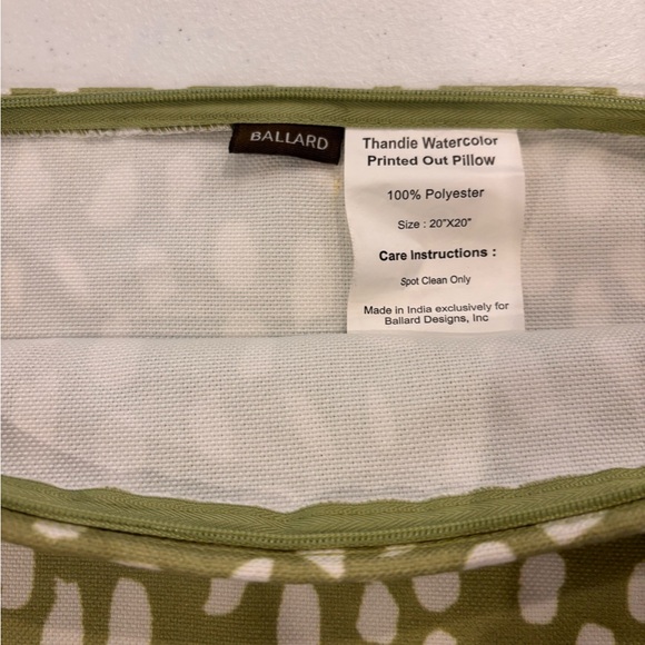 Ballard Design Thandie Watercolor Outdoor Pillow Shams - Picture 3 of 7